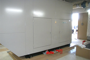 倉敷市下水処理施設屋外設置発電機