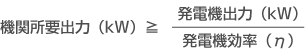 ディーゼルラインナップ(50Hz用)